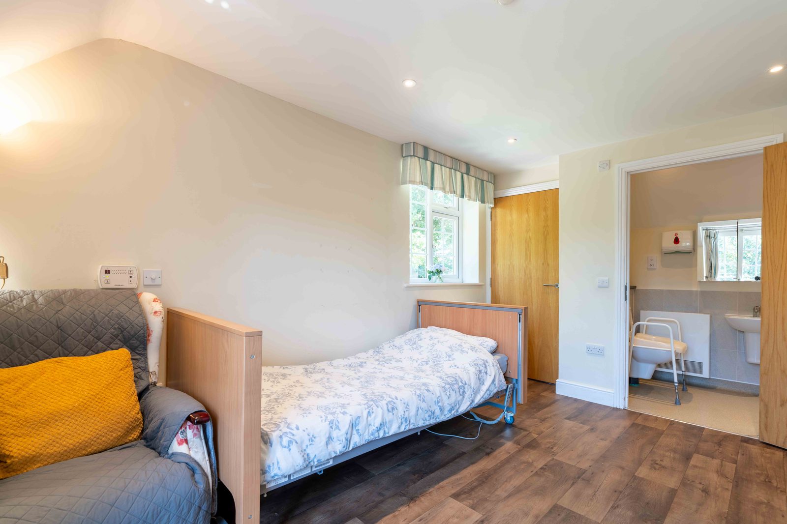 A resident's bedroom at Little Brook House